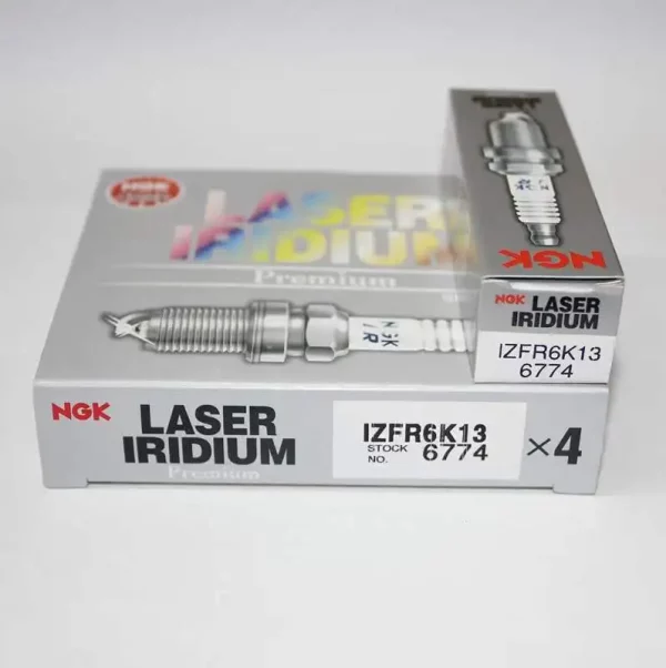 NGK IZFR6K13 6774 Laser Iridium Spark Plugs for Honda City, Honda Accord etc