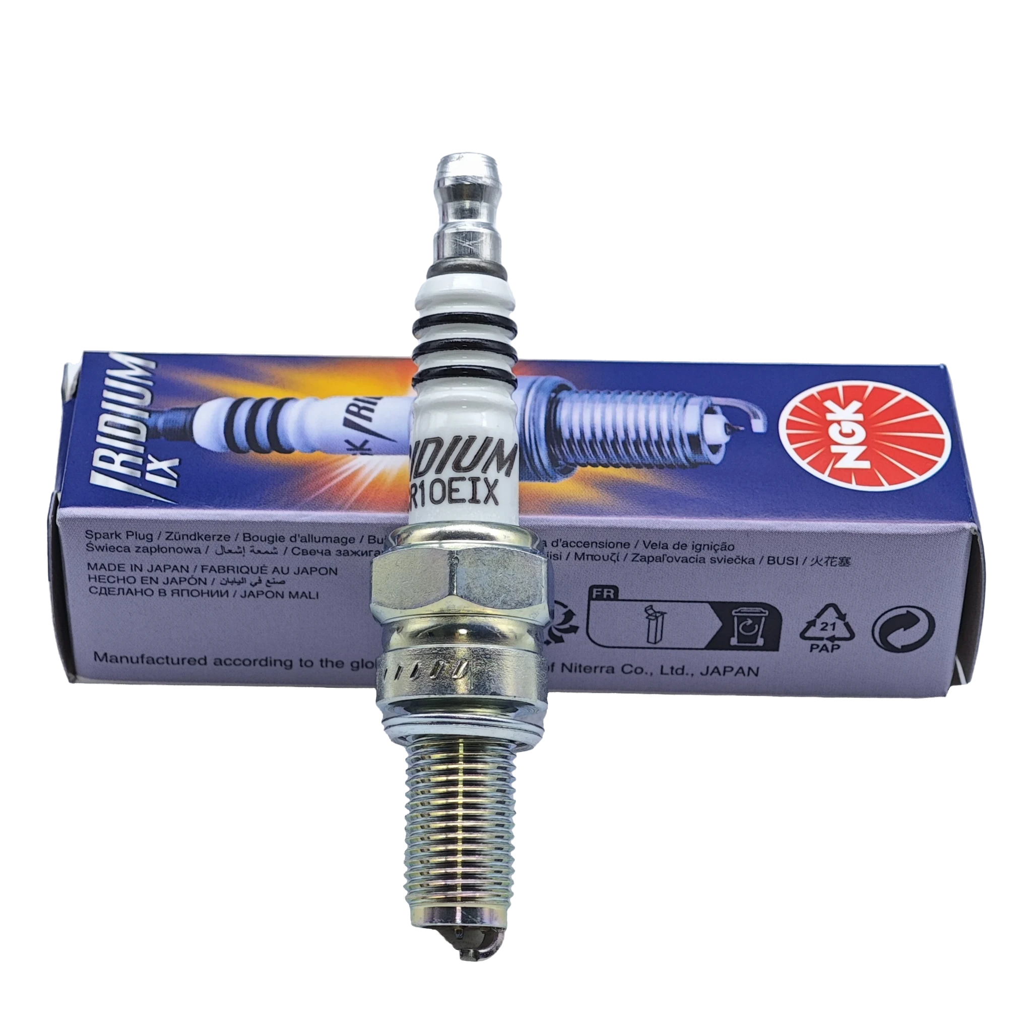 Genuine NGK CR10EIX Iridium IX SPark Plug for Motorcycle